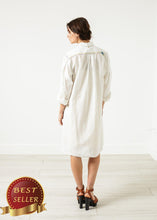 Load image into Gallery viewer, Pleated Sleeve Tunic in White - thangtv01737 (4517932728379)