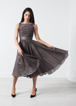 Load image into Gallery viewer, Voile Dress in Grey Pearl - thangtv01737 (4517957664827)