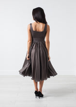 Load image into Gallery viewer, Voile Dress in Grey Pearl - thangtv01737 (4517957664827)