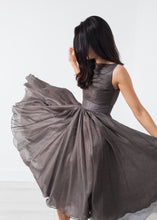 Load image into Gallery viewer, Voile Dress in Grey Pearl - thangtv01737 (4517957664827)