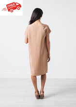 Load image into Gallery viewer, Philomene Dress in Camel - thangtv01737 (4517980831803)