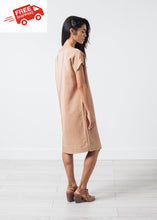 Load image into Gallery viewer, Philomene Dress in Camel - thangtv01737 (4517980831803)