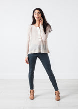 Load image into Gallery viewer, Elenaso Leather Trouser in Cool Grey - thangtv01737 (4517980274747)