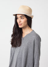 Load image into Gallery viewer, Washboard Hat in Straw/White - thangtv01737 (4517972803643)