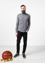 Load image into Gallery viewer, Western Arkansas Button-Up in Grey Floral - thangtv01737 (4517925093435)