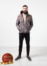 Load image into Gallery viewer, Peone Jacket in Khaki - thangtv01737 (4517880496187)