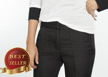 Load image into Gallery viewer, Square Stitch Knee Short in Black - thangtv01737 (4517897863227)