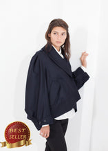 Load image into Gallery viewer, Wool Cocoon Jacket - thangtv01737 (4517892784187)