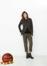 Load image into Gallery viewer, Sueded Cotton Pant in Khaki - thangtv01737 (4517910085691)