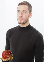 Load image into Gallery viewer, Merino Knit Turtleneck in Cavern - thangtv01737 (4517904547899)