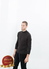 Load image into Gallery viewer, Merino Knit Turtleneck in Cavern - thangtv01737 (4517904547899)