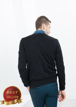 Load image into Gallery viewer, Hidden Placket Cardigan in Black - thangtv01737 (4517904121915)