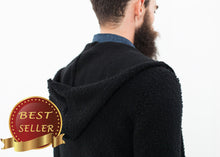 Load image into Gallery viewer, Pill Zip Sweater in Black - thangtv01737 (4517902647355)