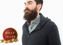 Load image into Gallery viewer, Pill Zip Sweater in Anthracite - thangtv01737 (4517902811195)