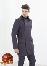 Load image into Gallery viewer, Taban Coat in Phantom - thangtv01737 (4517913493563)