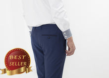 Load image into Gallery viewer, Sheridan Trouser in Blue - thangtv01737 (4517915164731)