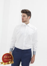 Load image into Gallery viewer, Dartmouth Shirt in White - thangtv01737 (4517914738747)