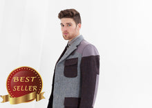 Load image into Gallery viewer, Crazy Mallory Jacket in Blue Mix - thangtv01737 (4517895209019)