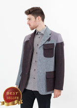 Load image into Gallery viewer, Crazy Mallory Jacket in Blue Mix - thangtv01737 (4517895209019)