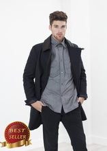 Load image into Gallery viewer, Taban Coat in Black - thangtv01737 (4517913722939)