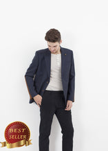 Load image into Gallery viewer, Swift Low Blazer in Navy - thangtv01737 (4517915033659)