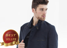 Load image into Gallery viewer, Taurin Jacket in Navy - thangtv01737 (4517914050619)