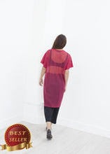 Load image into Gallery viewer, Mesh Over Dress in Pink - thangtv01737 (4517905727547)
