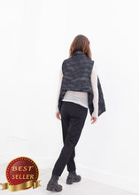 Load image into Gallery viewer, Quilted Mesh Waistcoat in Black/White - thangtv01737 (4517906448443)