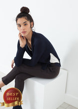 Load image into Gallery viewer, Square Cardigan in Navy - thangtv01737 (4517922603067)