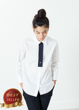 Load image into Gallery viewer, Pau Shirt in White - thangtv01737 (4517924012091)