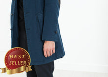 Load image into Gallery viewer, Zig Coat in Evening - thangtv01737 (4517919457339)