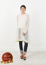 Load image into Gallery viewer, Pink Bib Dress in White - thangtv01737 (4517932859451)