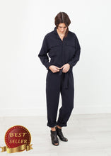 Load image into Gallery viewer, Worker Jumpsuit in Navy - thangtv01737 (4517938987067)