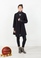 Load image into Gallery viewer, Day Coat in Navy - thangtv01737 (4517938692155)