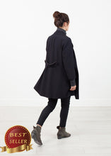 Load image into Gallery viewer, Day Coat in Navy - thangtv01737 (4517938692155)