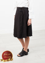 Load image into Gallery viewer, Wrap Snap Skirt in Black - thangtv01737 (4517928271931)