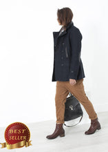 Load image into Gallery viewer, Zola Coat in Black - thangtv01737 (4517901336635)