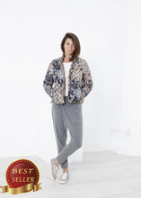 Load image into Gallery viewer, Deione Coat in Graphite Floral - thangtv01737 (4517901172795)
