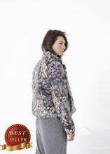 Load image into Gallery viewer, Deione Coat in Graphite Floral - thangtv01737 (4517901172795)