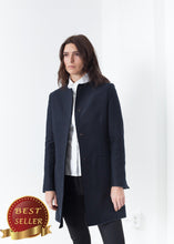 Load image into Gallery viewer, Tessuto Jacket in Navy - thangtv01737 (4517886328891)