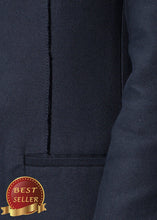 Load image into Gallery viewer, Tessuto Jacket in Navy - thangtv01737 (4517886328891)