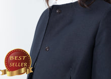 Load image into Gallery viewer, Tessuto Jacket in Navy - thangtv01737 (4517886328891)