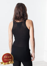Load image into Gallery viewer, Easy Ribbed Tank in Black - thangtv01737 (4517909463099)