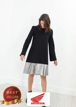 Load image into Gallery viewer, Border Dress in Black/Silver - thangtv01737 (4517906186299)