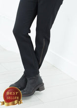 Load image into Gallery viewer, Side Zip Slim Pant in Black - thangtv01737 (4517921685563)