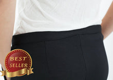 Load image into Gallery viewer, Side Zip Slim Pant in Black - thangtv01737 (4517921685563)