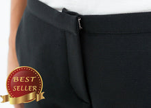 Load image into Gallery viewer, Side Zip Slim Pant in Black - thangtv01737 (4517921685563)
