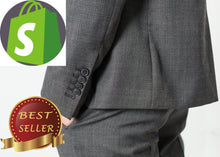 Load image into Gallery viewer, Men's Completo Suit in Grey - thangtv01737 (4517896126523)