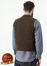 Load image into Gallery viewer, Kobe Vest in Brown - thangtv01737 (4517918474299)