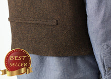 Load image into Gallery viewer, Kobe Vest in Brown - thangtv01737 (4517918474299)
